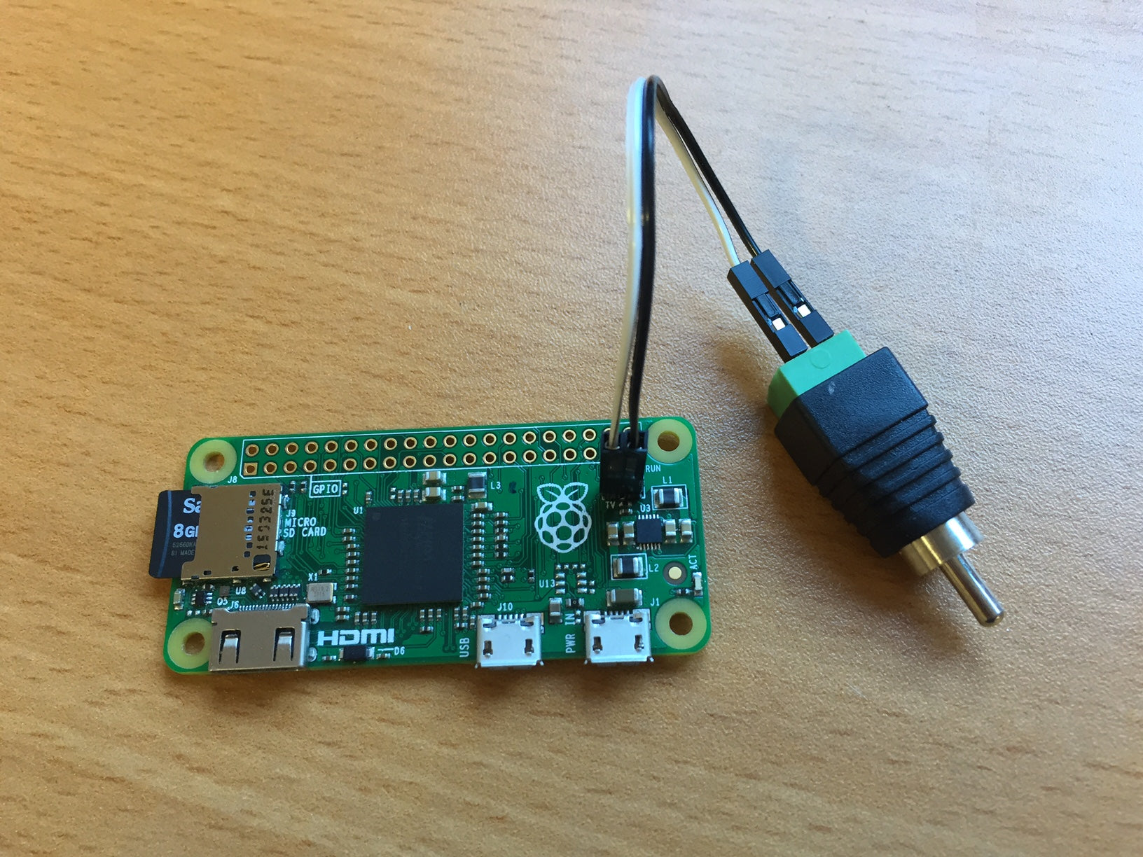 How to add an RCA TV Connector to a Raspberry Pi Zero