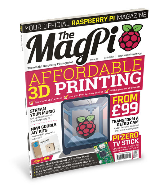 Raspberry Pi Roundup - a new issue of the MagPi, an upgrade to Etcher and a multi-touch skin device