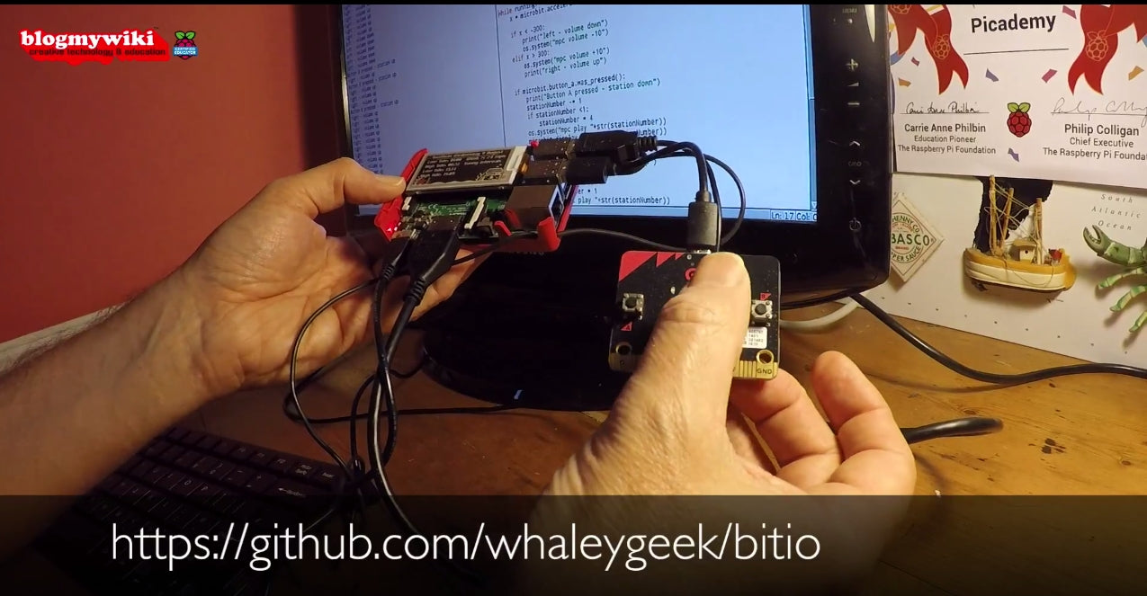 Raspberry Pi Roundup - Use a micro:bit to control music on a