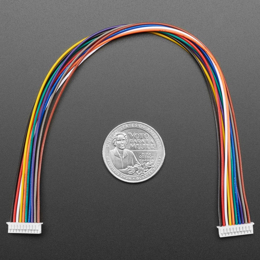 1.25mm Pitch 10-pin Cable 20cm long 1:1 Cable - Molex PicoBlade Compatible by The Pi Hut - The Pi Hut