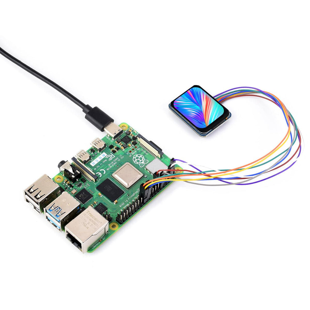 1.5" Rounded IPS LCD Display Module (240 x 280) by Waveshare - The Pi Hut