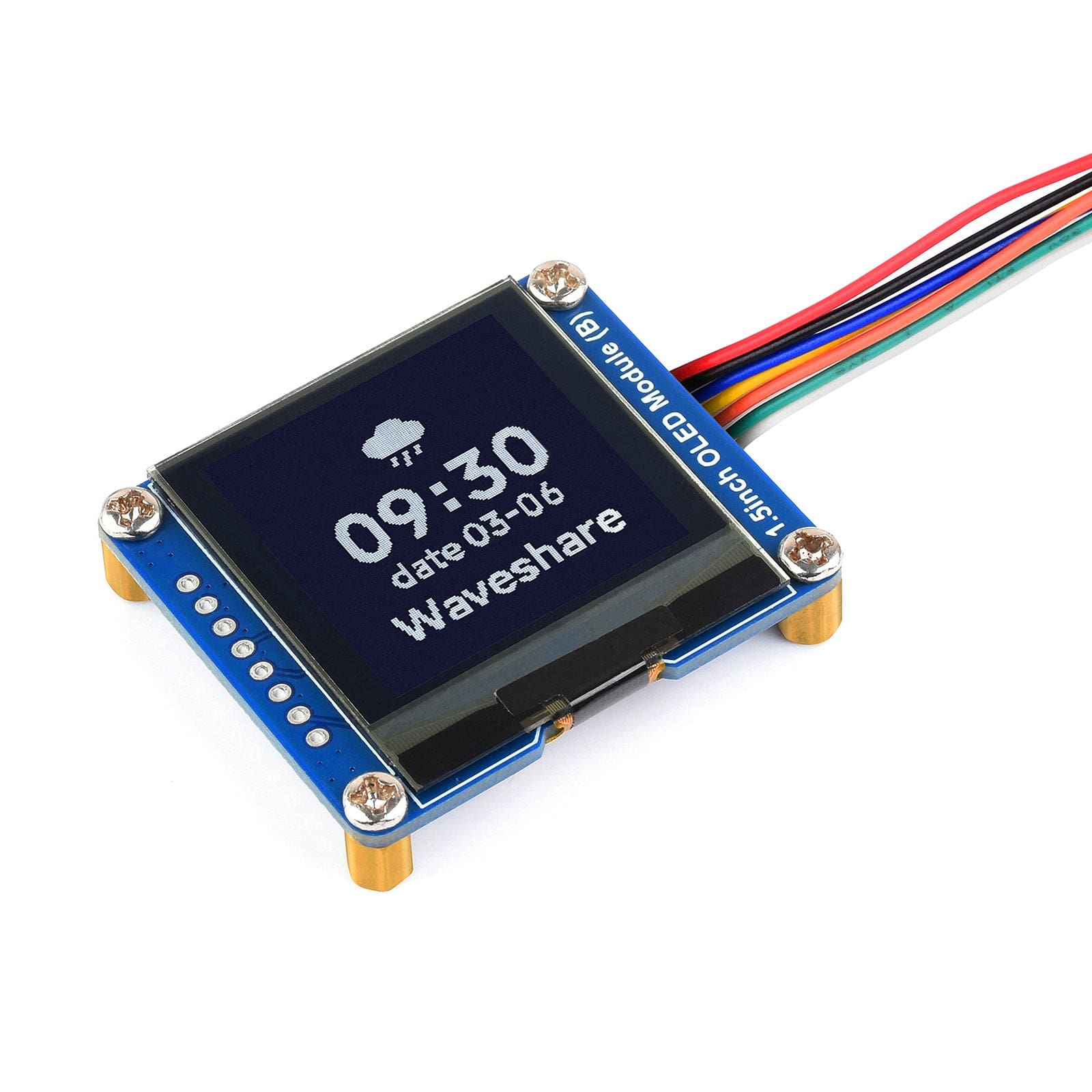 1.5" OLED Display Module (128 x128) by Waveshare - The Pi Hut