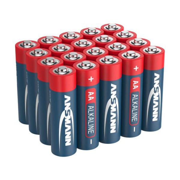 1.5V AA Alkaline Batteries (20-Pack) by ANSMANN - The Pi Hut