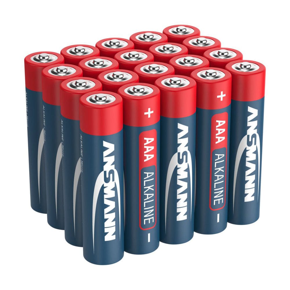 1.5V AAA Alkaline Batteries (20-Pack) by ANSMANN - The Pi Hut