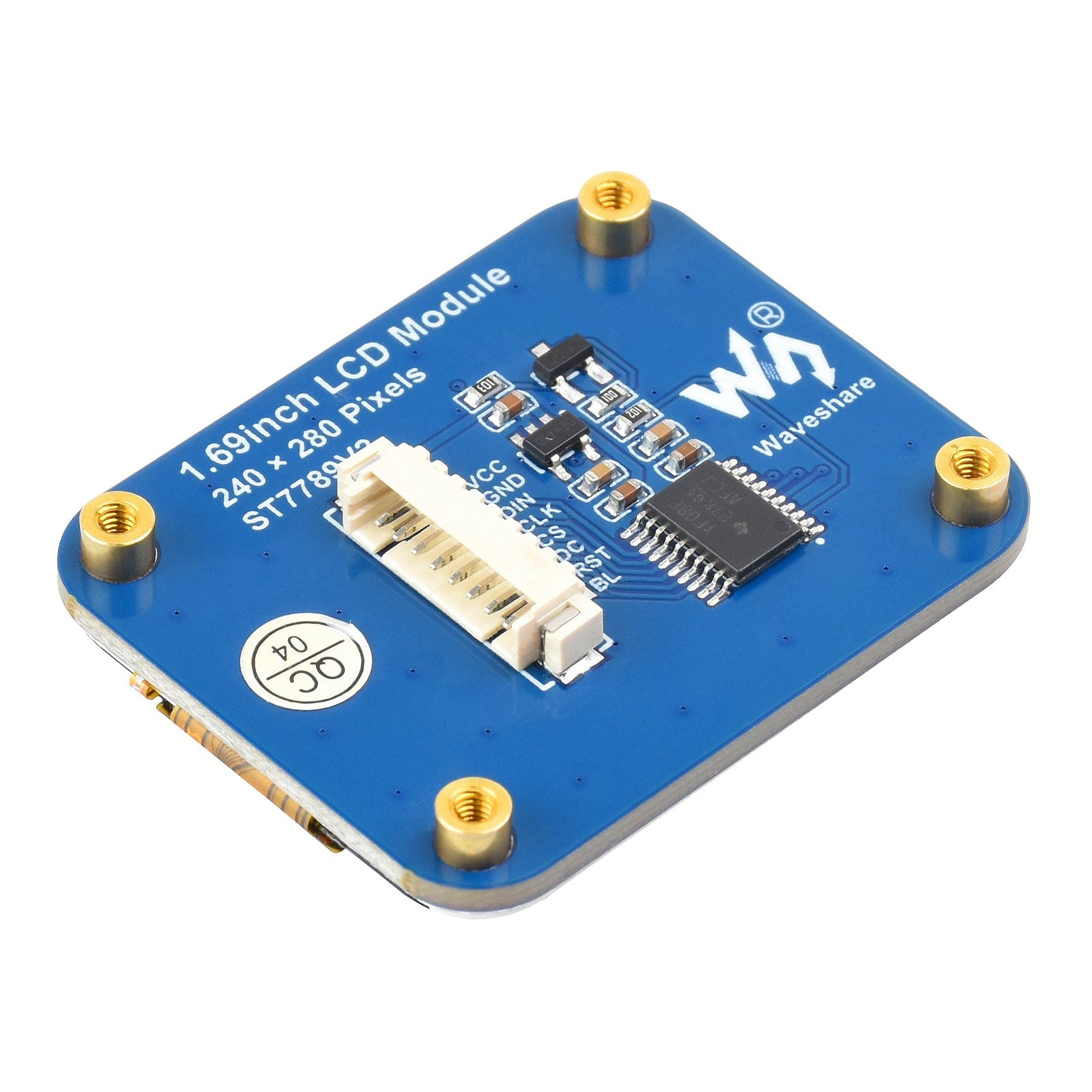 1.69" LCD Display Module (240x280) by Waveshare - The Pi Hut