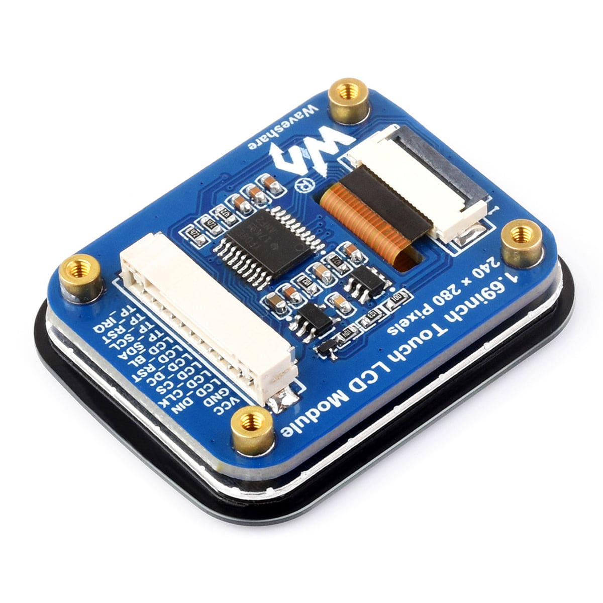 1.69" Round IPS LCD Display Module with Touch Panel (240 x 280) by Waveshare - The Pi Hut