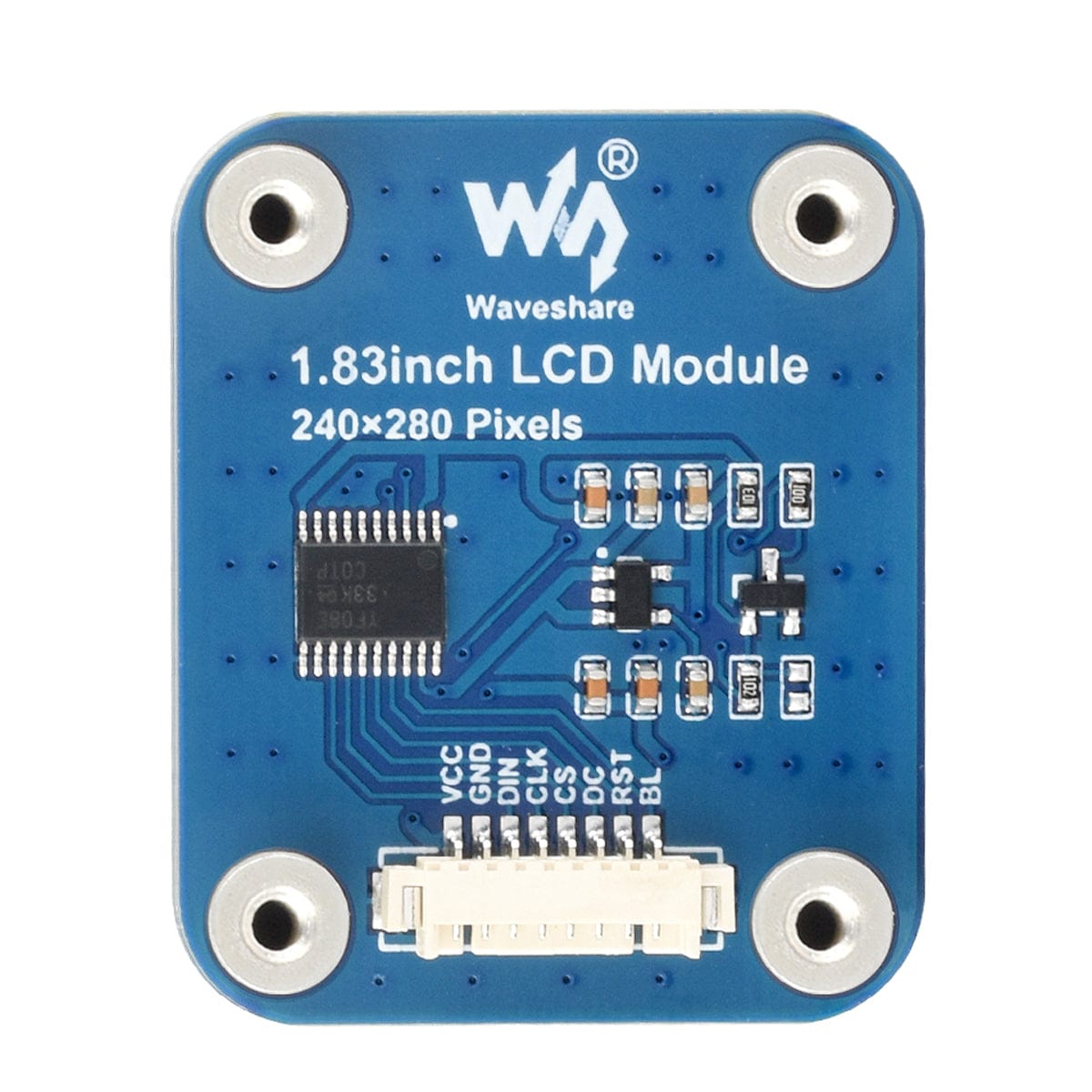 1.83" IPS LCD Display Module (240 x 280) by Waveshare - The Pi Hut