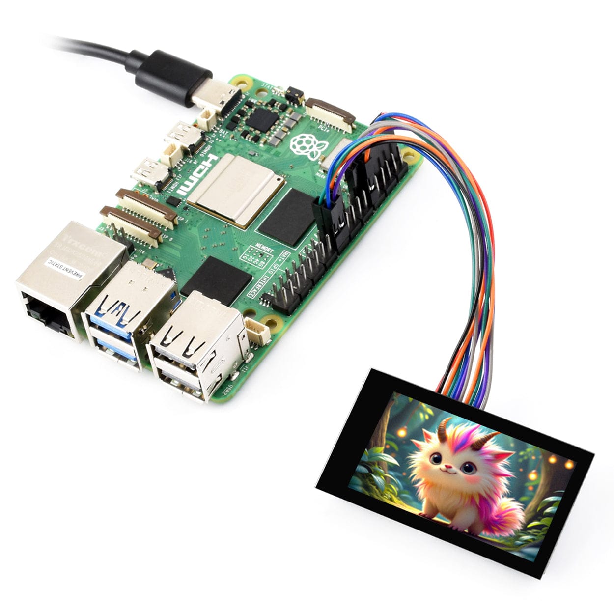 1.9" IPS Touch LCD Display Module (172x320) by Waveshare - The Pi Hut