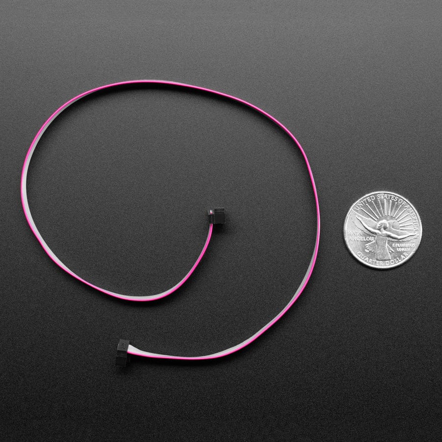 10-pin 2x5 Socket-Socket 1.27mm IDC (SWD) Cable - 300mm long by Adafruit - The Pi Hut