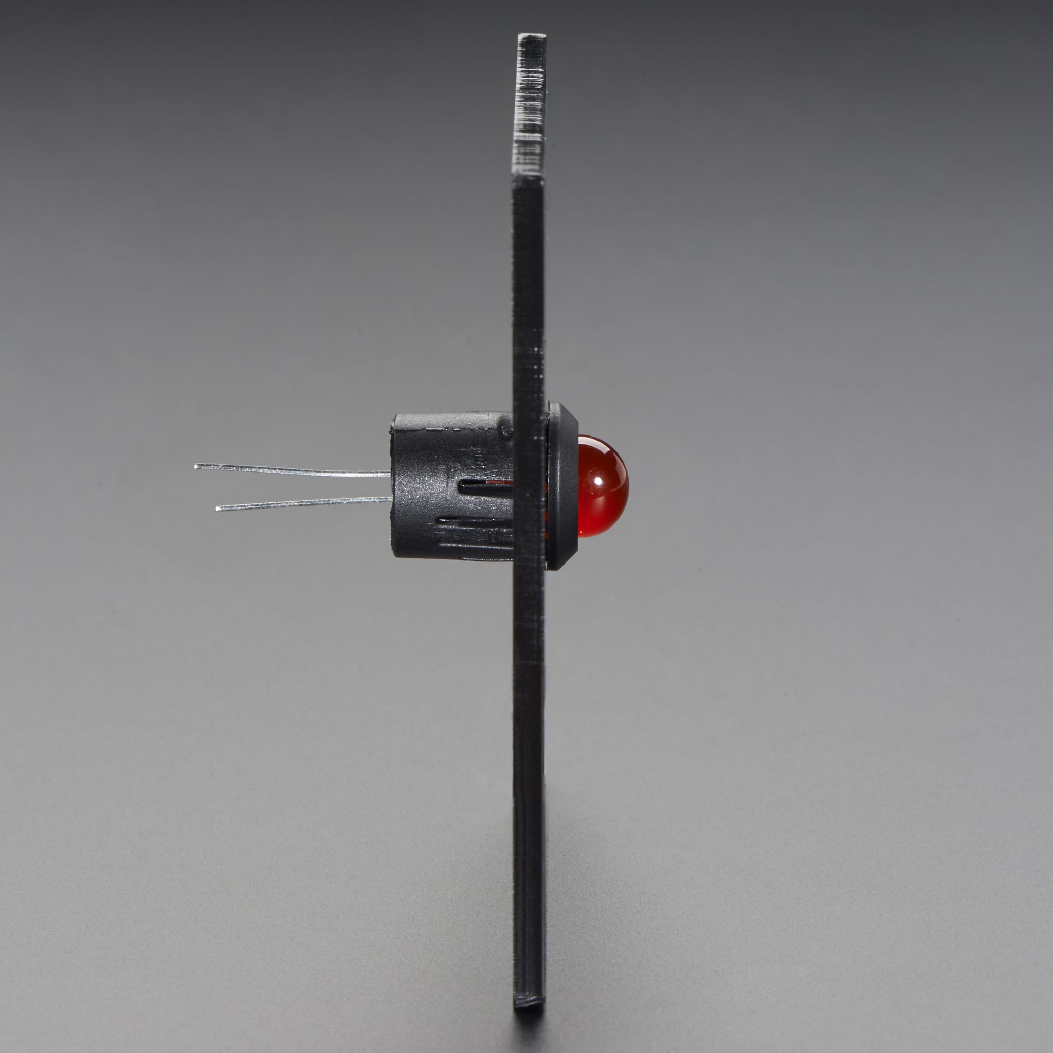 10mm Plastic Bevel LED Holder - Pack of 5 by Adafruit - The Pi Hut