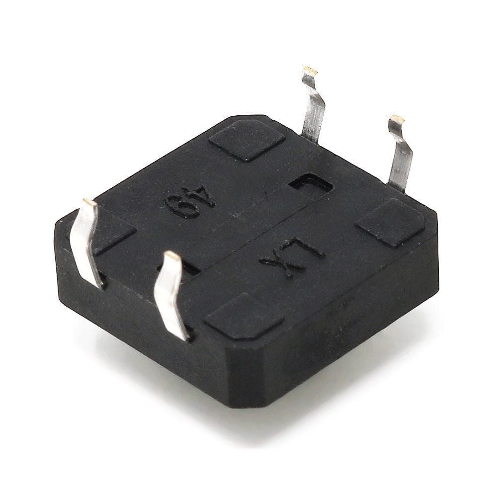 12mm Square Tactile Switch Buttons - 10 pack by The Pi Hut - The Pi Hut