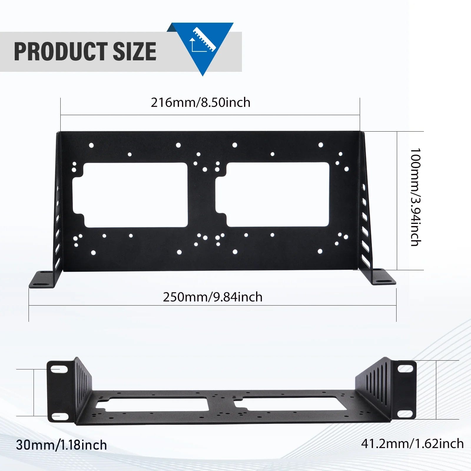 1U 10" SBC Shelf for DeskPi RackMate