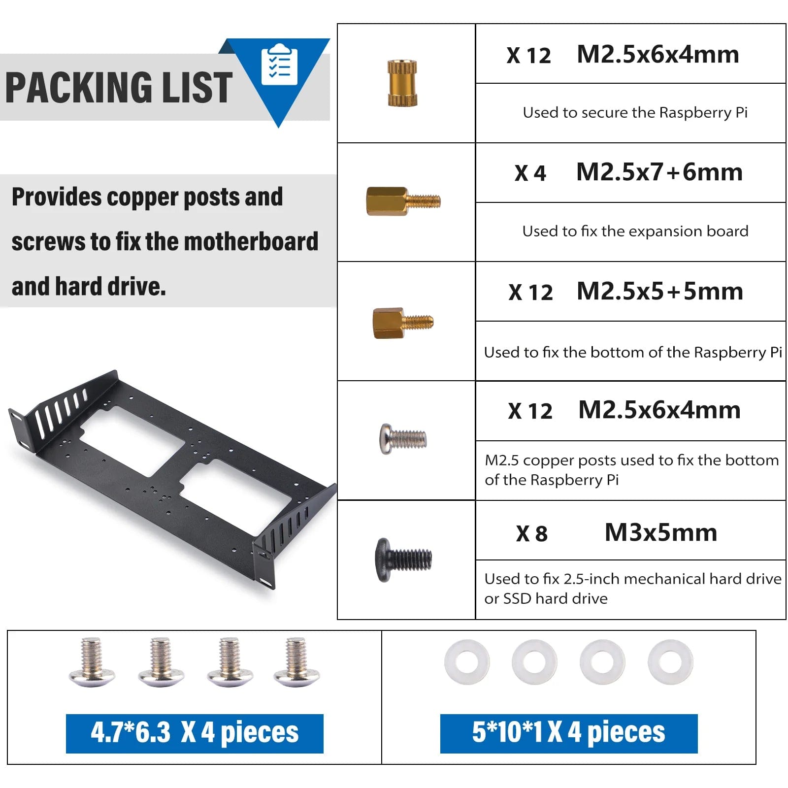 1U 10" SBC Shelf for DeskPi RackMate