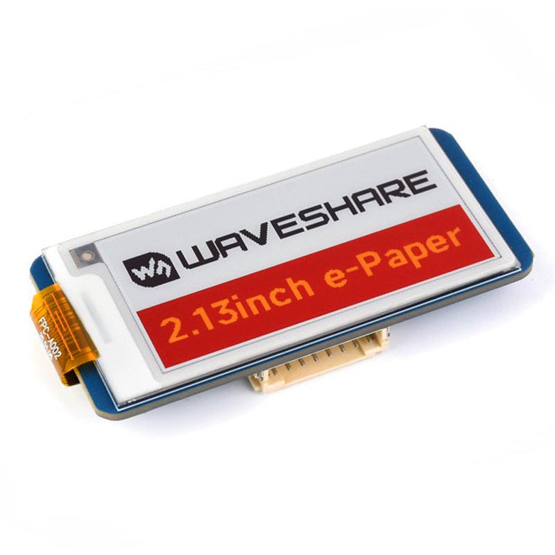 2.13" E-Paper HAT (250x122) by Waveshare - The Pi Hut