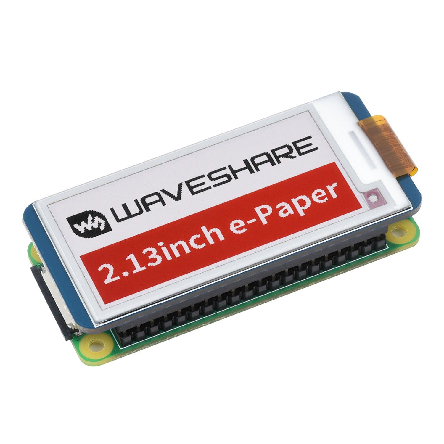 2.13" ePaper Display HAT B - Red/Black/White (250x122) by Waveshare - The Pi Hut