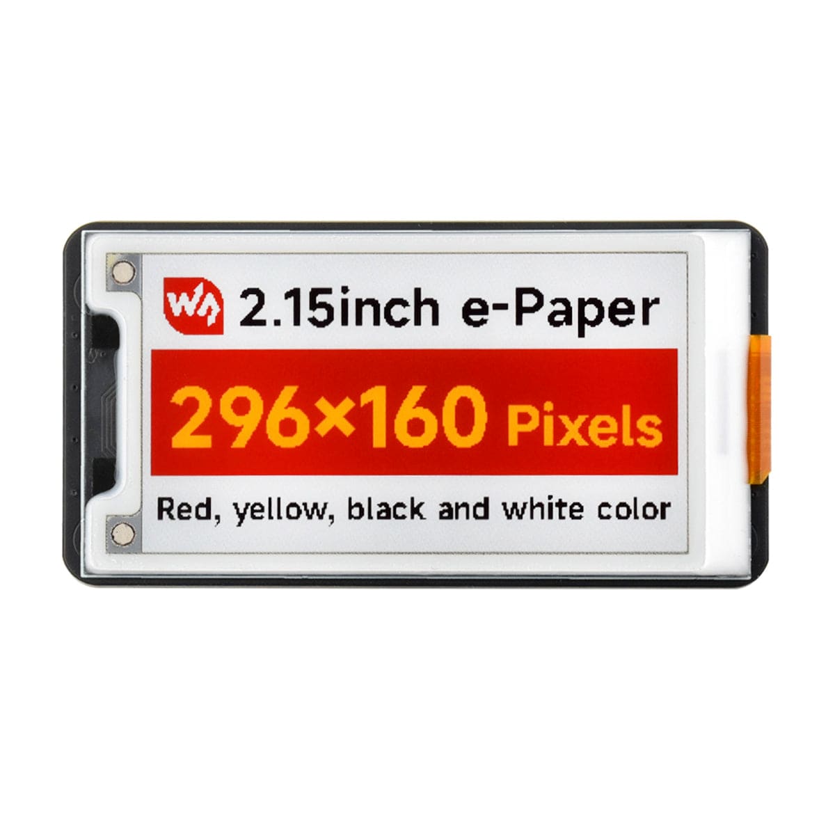 2.15" E-Paper Quad Colour HAT+ for Raspberry Pi (296 x 160) by Waveshare - The Pi Hut