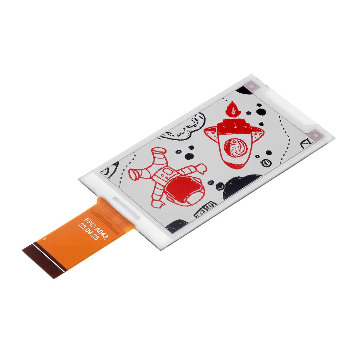 2.15" E-Paper Raw Display Panel (296 x 160) by Waveshare - The Pi Hut