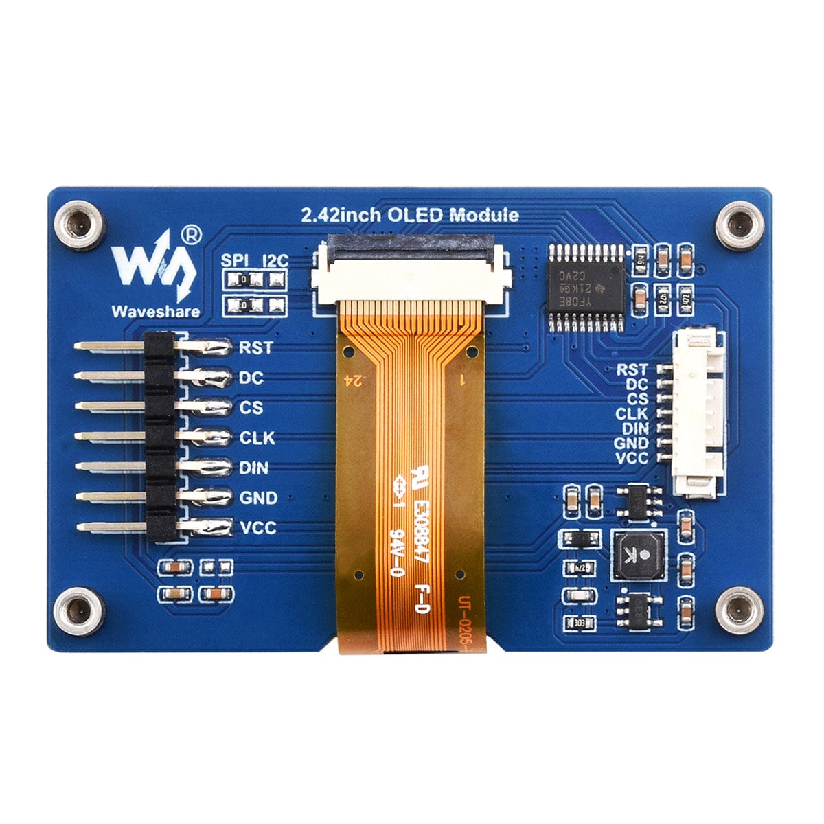 2.42" OLED Display Module (128 x 64) by Waveshare - The Pi Hut