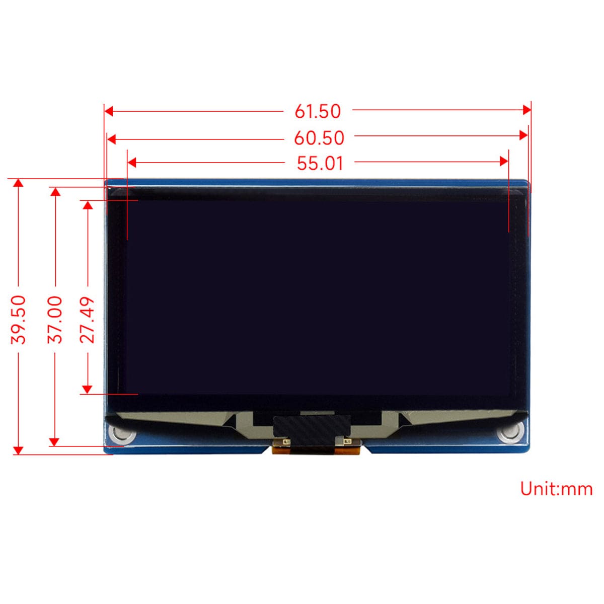 2.42" OLED Display Module (128 x 64) by Waveshare - The Pi Hut