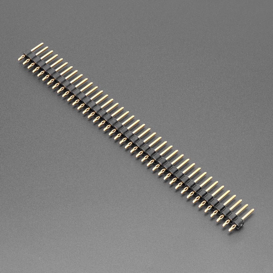 2.54mm / 0.1" Pitch Press-Fit Male Pin Header by Adafruit - The Pi Hut