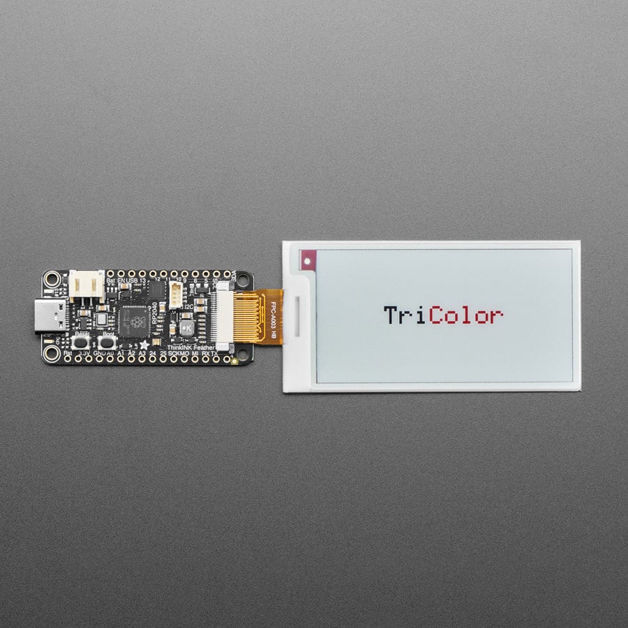 2.66" 296x152 Tri-Colour Red / Black / White EInk - Bare Display - SSD1680Z Chipset by Adafruit - The Pi Hut