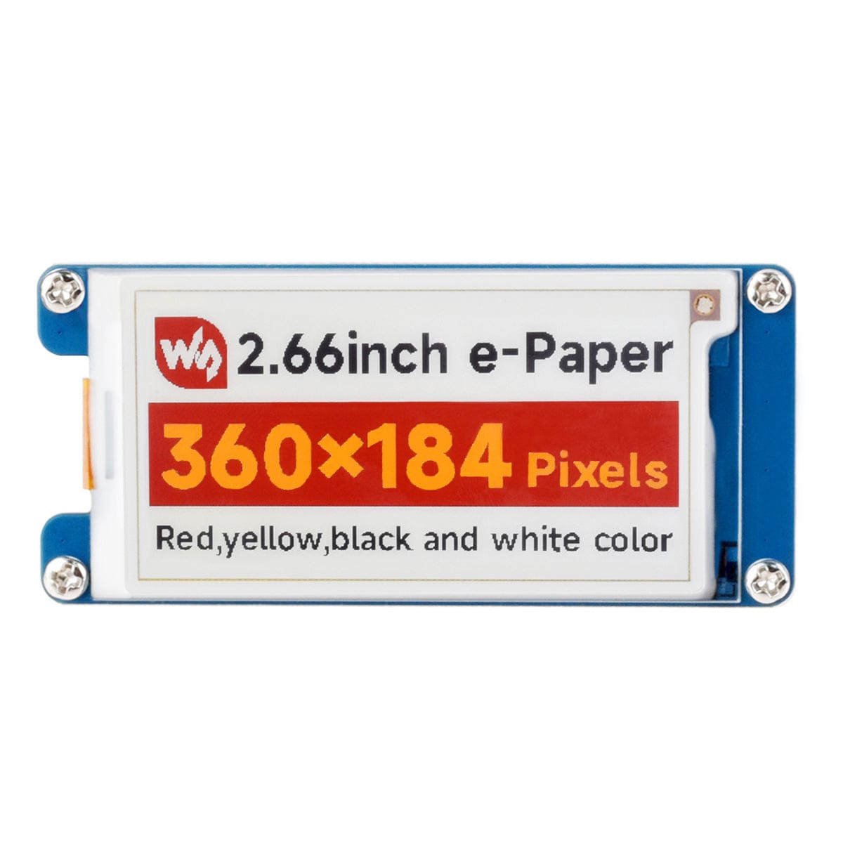 2.66" e-Paper Module (360x184) by Waveshare - The Pi Hut