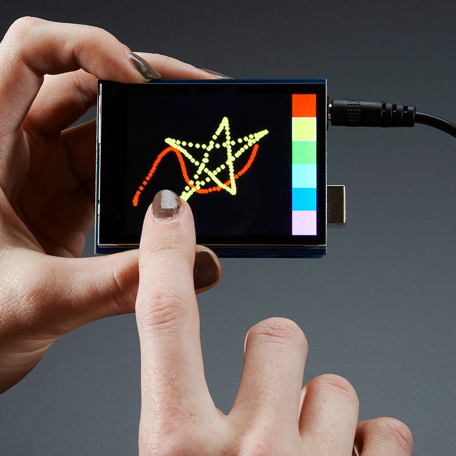 2.8" TFT Touch Shield for Arduino with Capacitive Touch by Adafruit - The Pi Hut