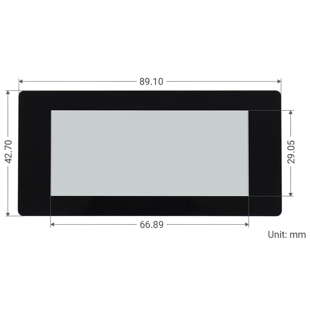 2.9" Touchscreen E-Paper Display HAT (296×128) by Waveshare - The Pi Hut