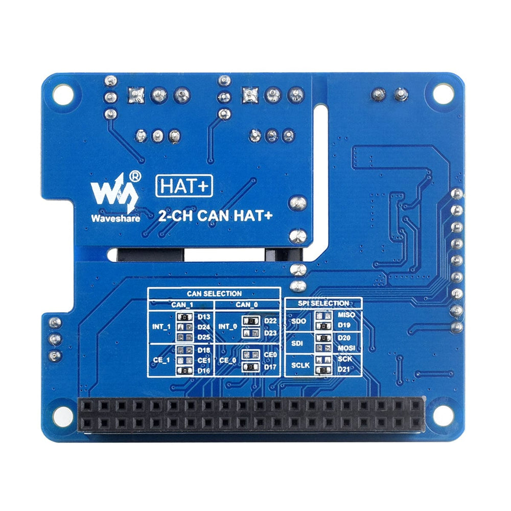 2-Channel Isolated CAN Bus Expansion HAT For Raspberry Pi by Waveshare - The Pi Hut