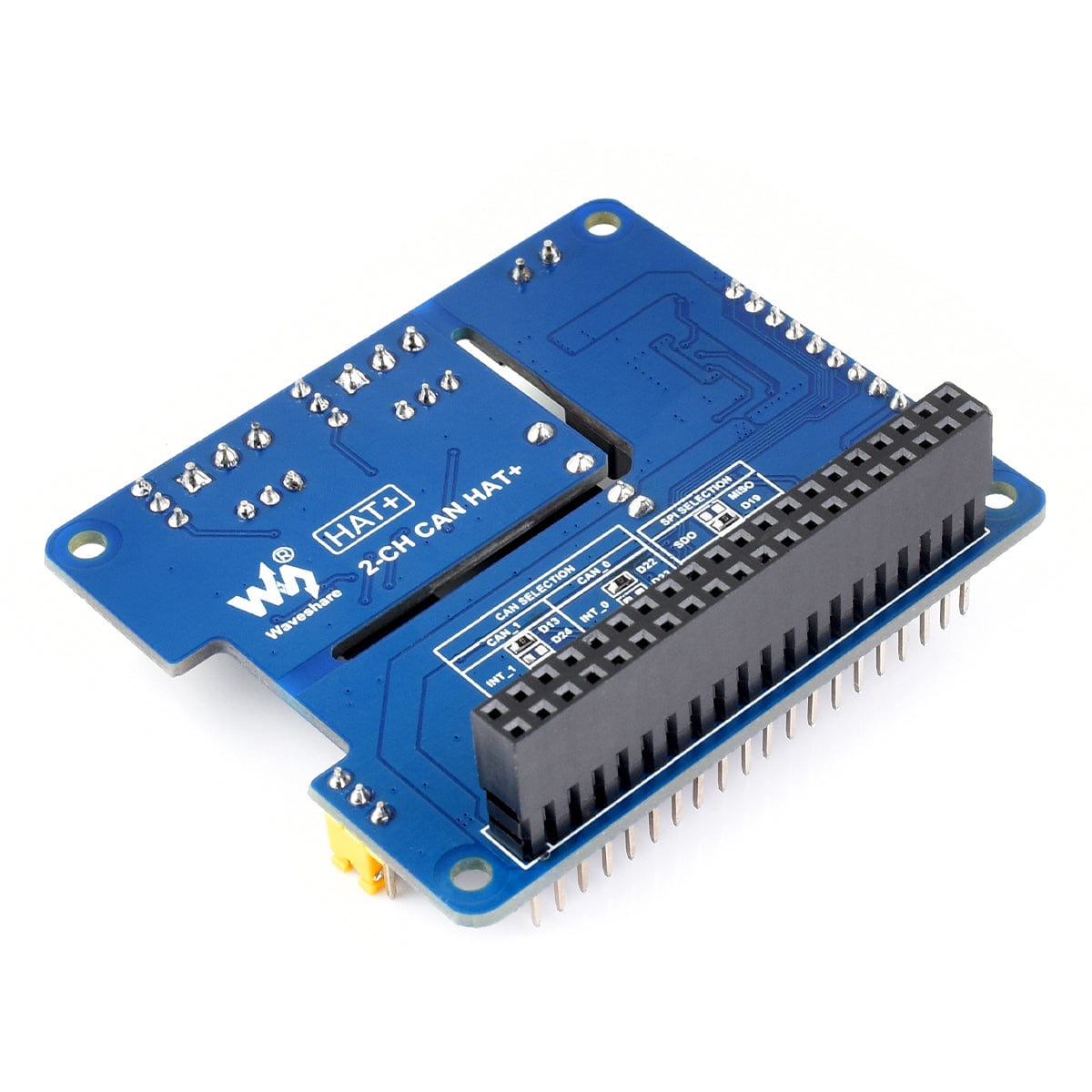 2-Channel Isolated CAN Bus Expansion HAT For Raspberry Pi by Waveshare - The Pi Hut