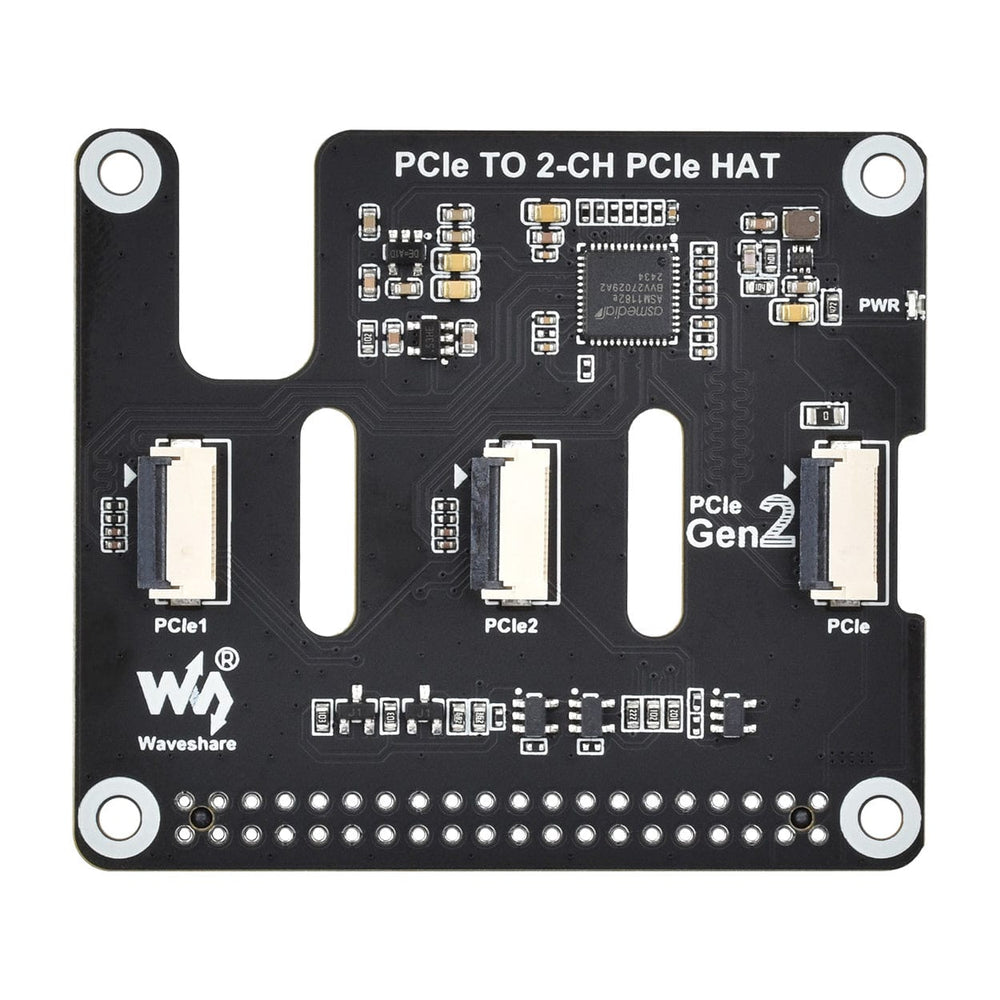 2-Channel PCIe Expander for Raspberry Pi 5 by Waveshare - The Pi Hut