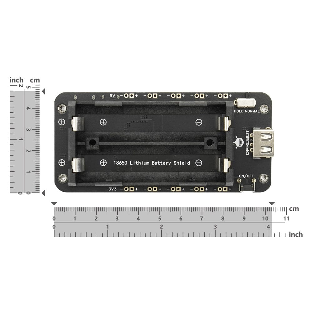 2-Way 18650 Battery Holder by DFRobot - The Pi Hut