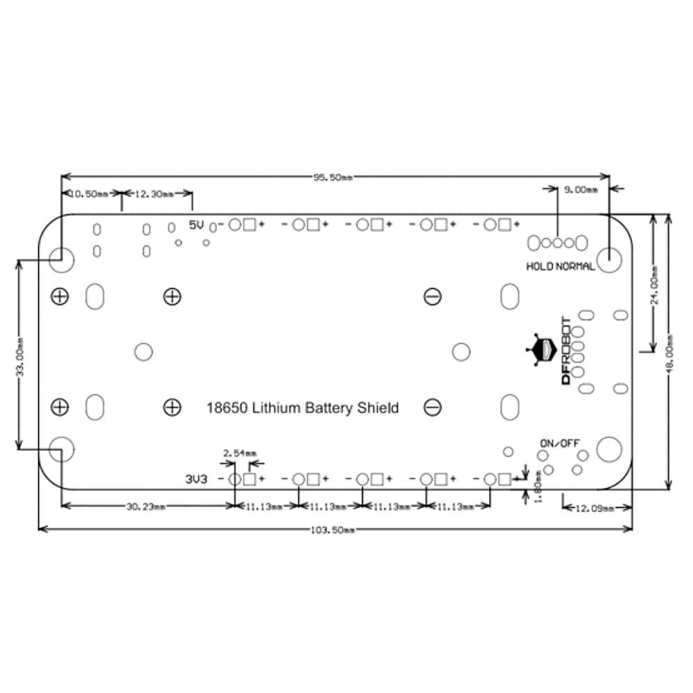 2-Way 18650 Battery Holder by DFRobot - The Pi Hut
