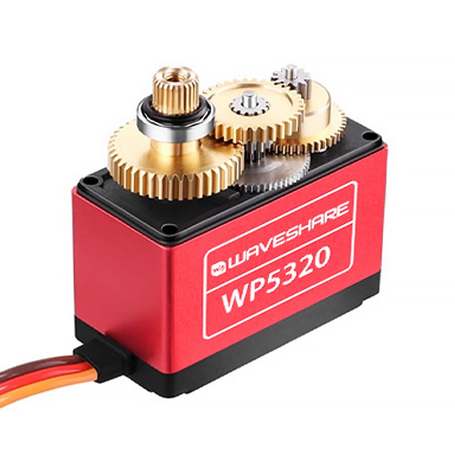 20kg.cm Copper Gear High-Torque 180° Digital Servo by Waveshare - The Pi Hut