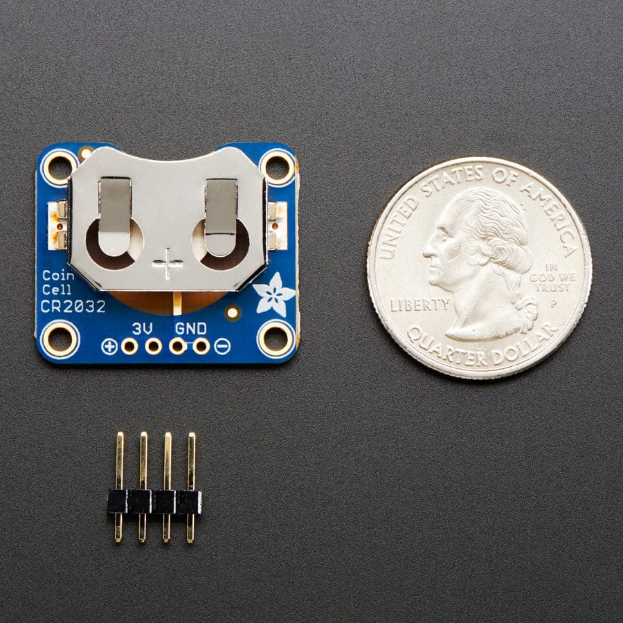 20mm Coin Cell Breakout Board (CR2032) by Adafruit - The Pi Hut
