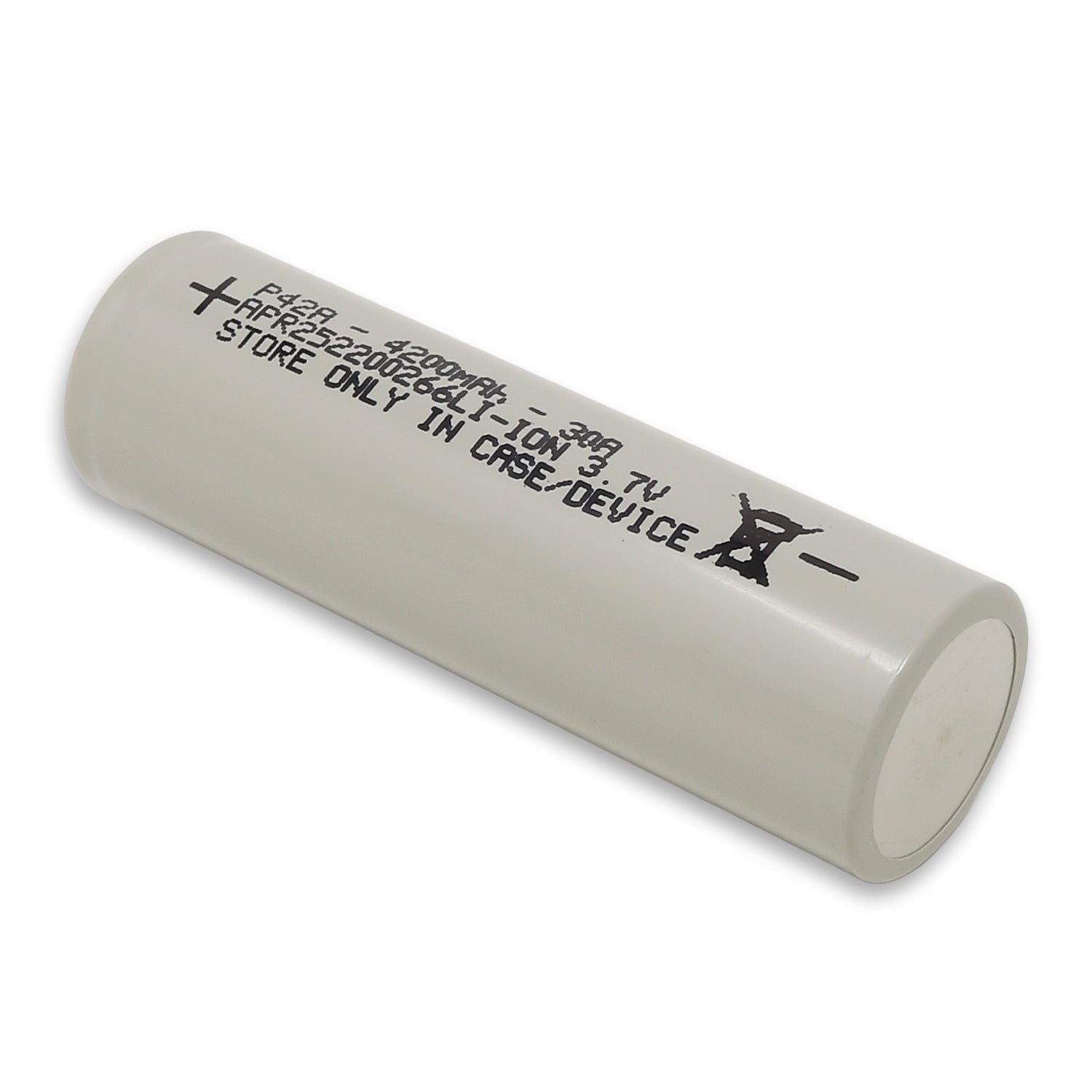 21700 Lithium-ion Rechargeable Cell - 4200mAh 3.7V 30A by The Pi Hut - The Pi Hut