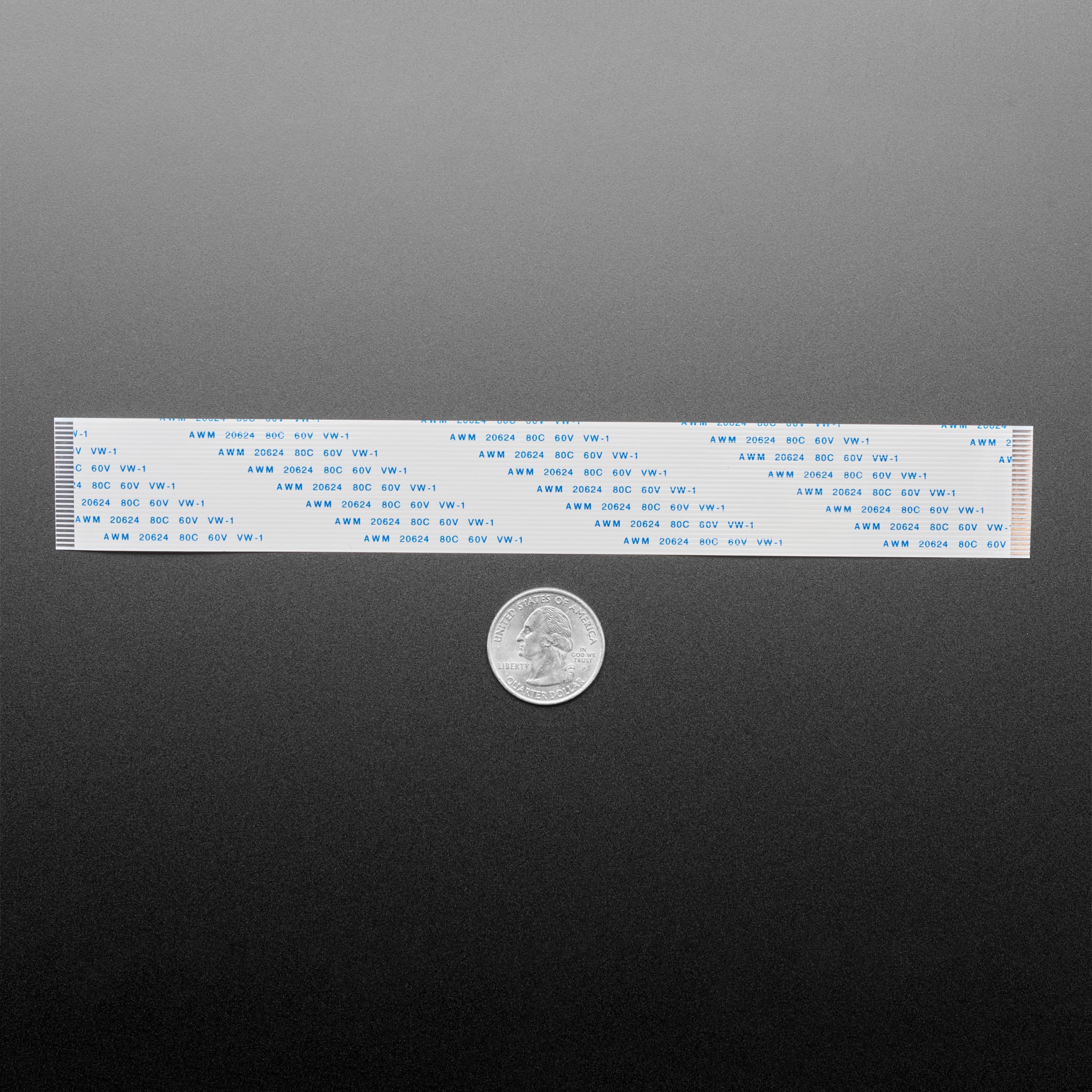 26-pin 1mm pitch FPC Flex Cable - 20cm long by Adafruit - The Pi Hut