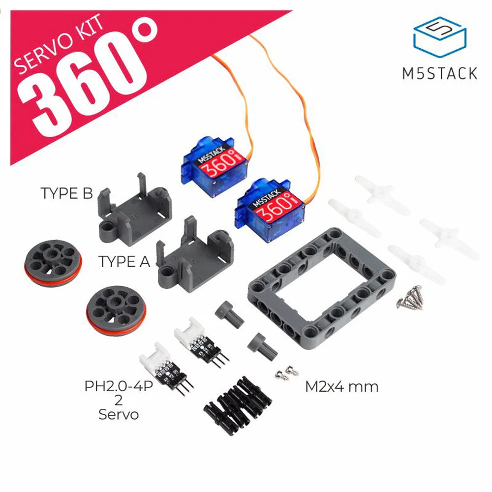 M5Stack Servo Kit 360° LEGO-compatible