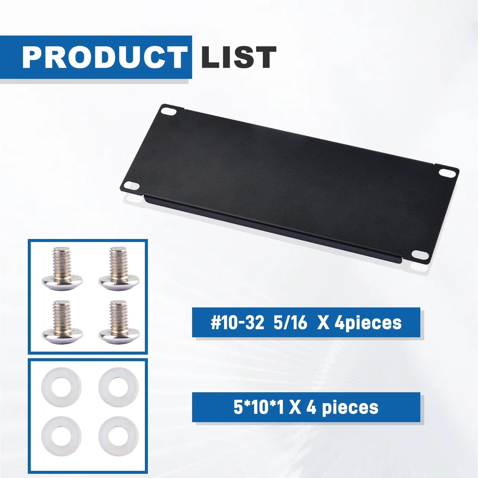 2U 10" Blank Panel for DeskPi RackMate by DeskPi - The Pi Hut