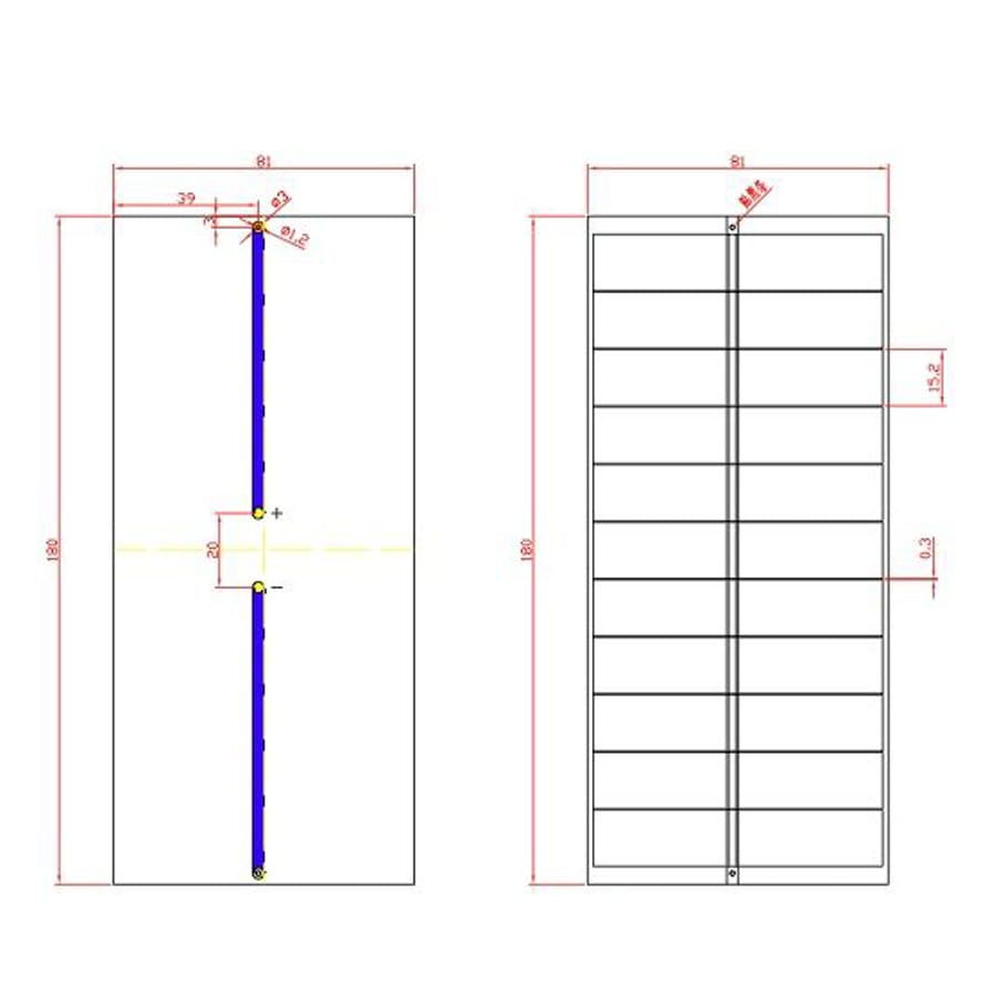 2W Solar Panel 80mm x 180mm by Seeed - The Pi Hut
