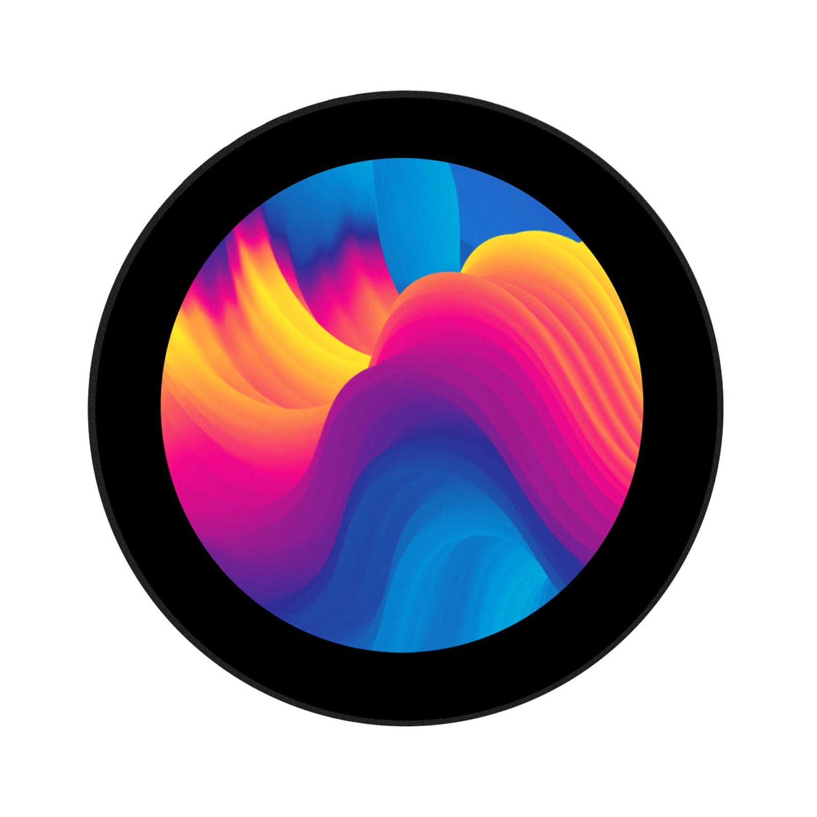 3.4" DSI Round Touch Display (800x800) by Waveshare - The Pi Hut
