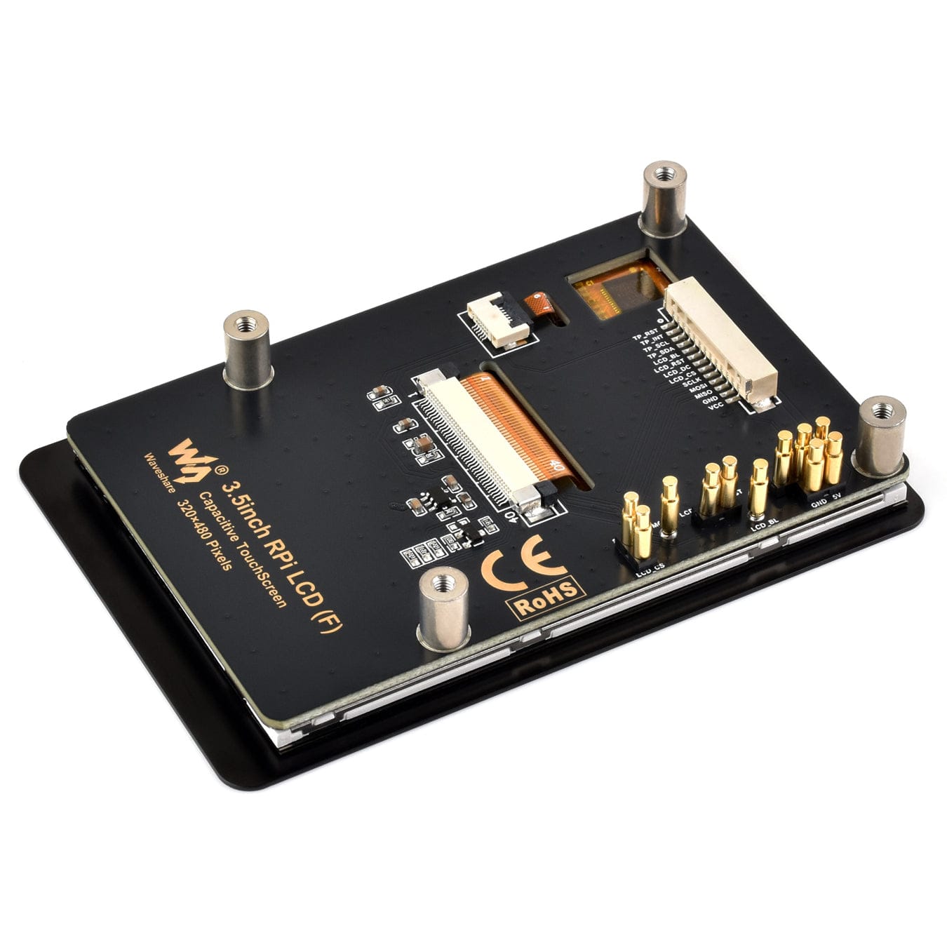 3.5" Capacitive Touch Display (F) for Raspberry Pi by Waveshare - The Pi Hut
