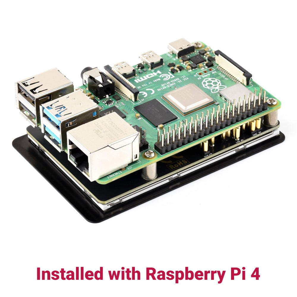 3.5" Capacitive Touch Display (F) for Raspberry Pi by Waveshare - The Pi Hut