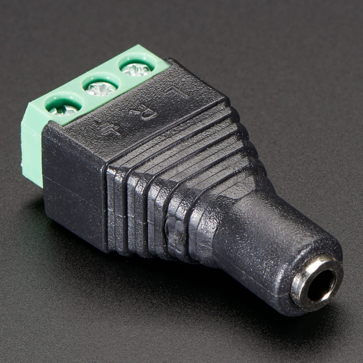 3.5mm (1/8") Stereo Audio Jack Terminal Block by Adafruit - The Pi Hut