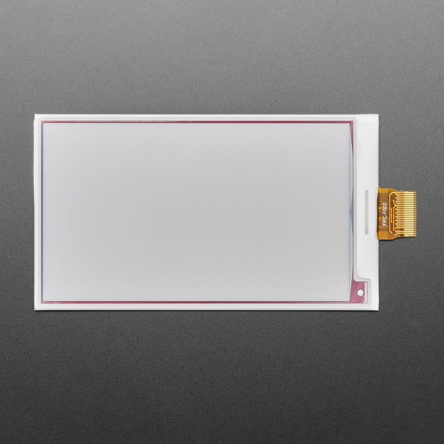 3.7" 416x240 Tri-Colour Red / Black / White eInk - Bare Display - UC8253 Chipset by Adafruit - The Pi Hut