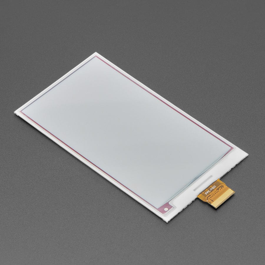 3.7" 416x240 Tri-Colour Red / Black / White eInk - Bare Display - UC8253 Chipset by Adafruit - The Pi Hut