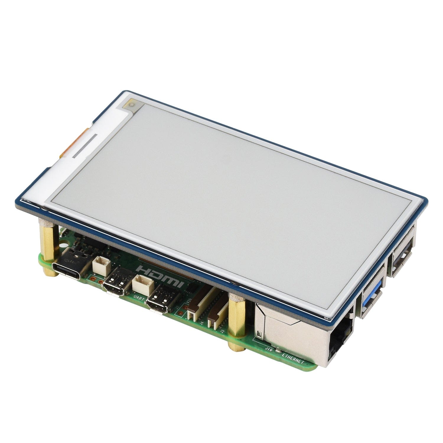 3.7" ePaper HAT (G) for Raspberry Pi - Red/Yellow/Black/White by Waveshare - The Pi Hut