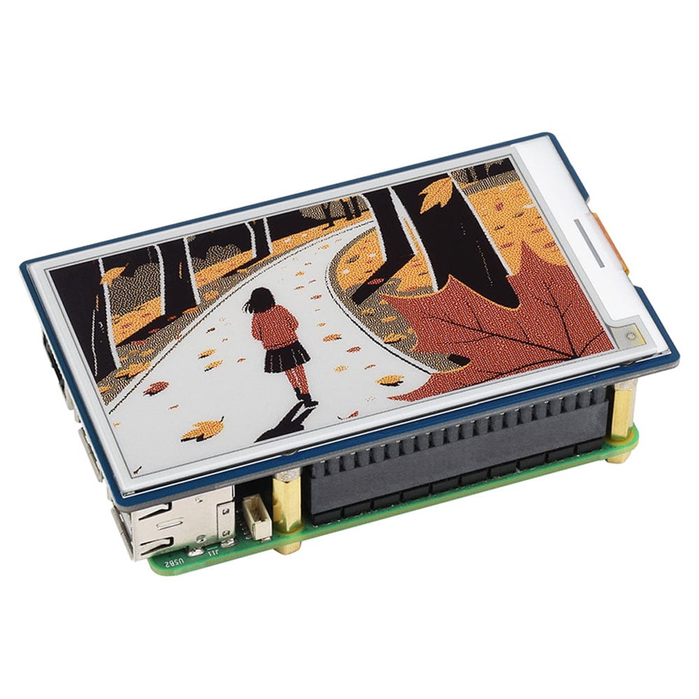 3.7" ePaper HAT (G) for Raspberry Pi - Red/Yellow/Black/White by Waveshare - The Pi Hut