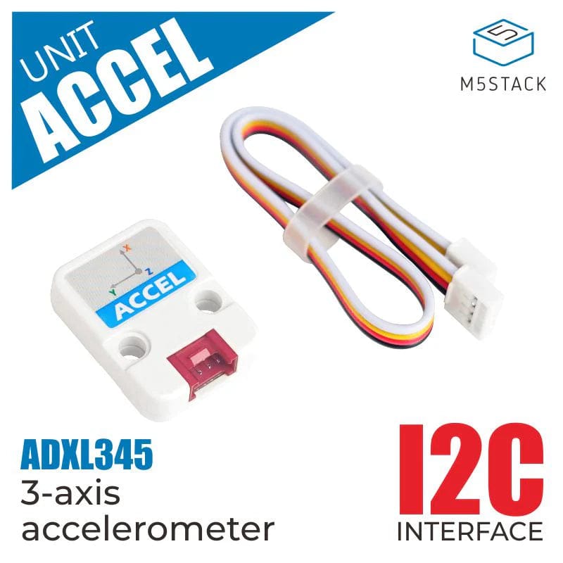 3-Axis Digital Accelerometer Unit (ADXL345) by M5Stack - The Pi Hut