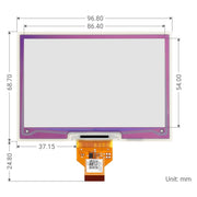 4.01" ACeP 7-Color E-Paper Display (without PCB) (640×400) - The Pi Hut